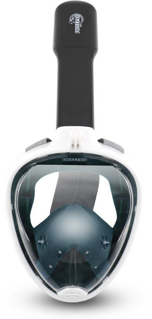 Diveepro 極限全臉浮潛面鏡, 白色 + 綠色