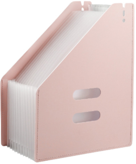 뷰넷 오르간 스탠딩 13칸 서류정리함 B, 핑크