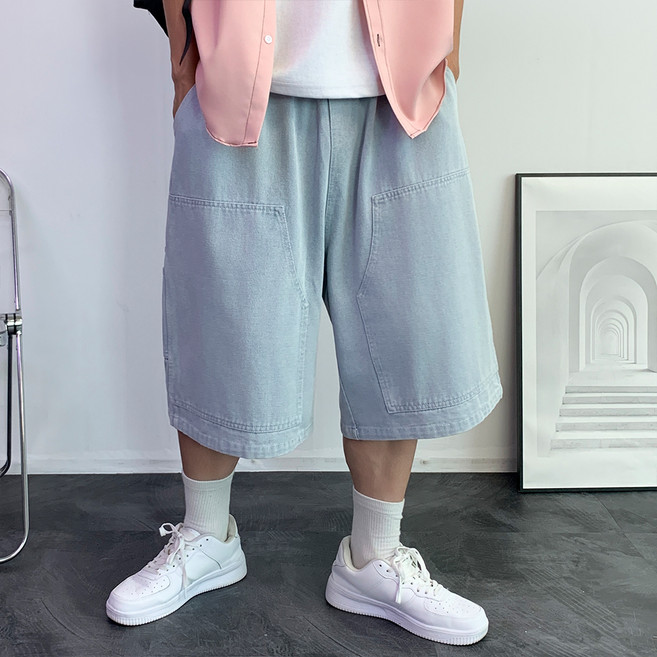 콘피아르 빅스티치 버뮤다 데님 반바지 TC11002