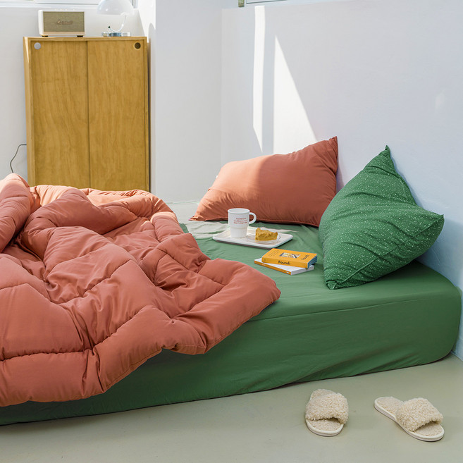 믹스앤매치 국내 제조 카이 홑겹 매트리스커버