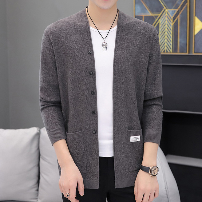 DM 남성용 라코 포켓 가디건
