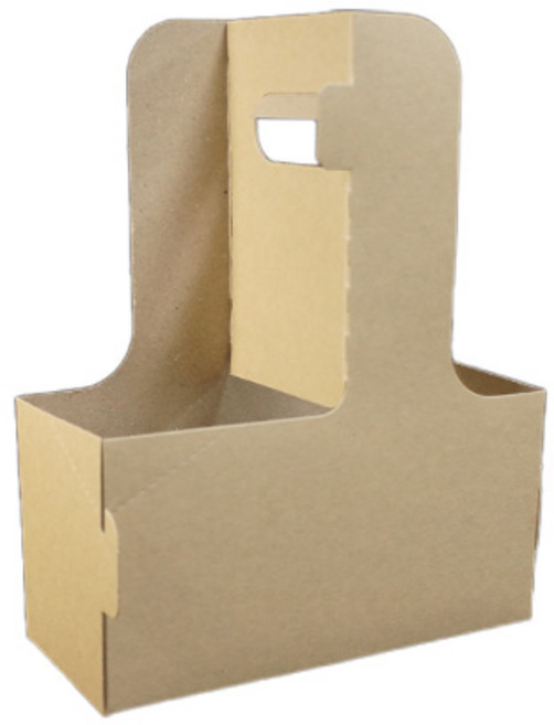 한창인터내셔날 크라프트 무지 캐리어 2구, 100개입, 1세트