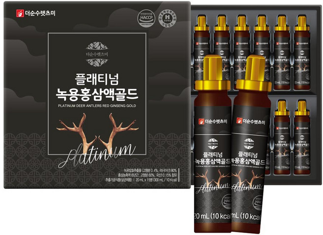 렛츠미 녹용 홍삼액 캡슐 15p, 20ml, 1개, 15병