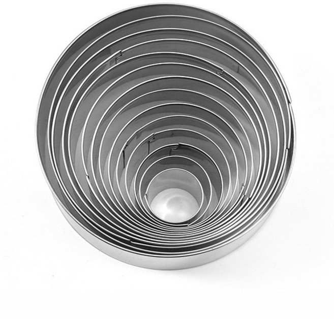 스텐 쿠키 커터 2.9cm 14종 세트, 1세트