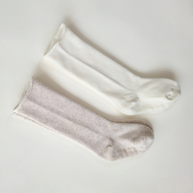 키즈퓨처 유아용 무압박 돌돌이 아띠 니삭스 2켤레 세트