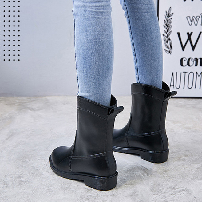 뮤베아 하이웨이스트 미드컷 레인부츠 WS233