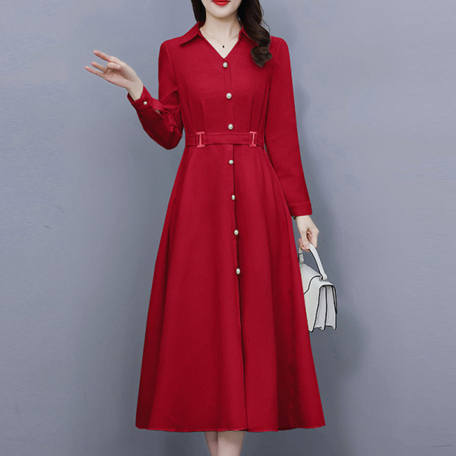 포플러앤씨 보넷 벨트 원피스 P24SPOPS121914 빅사이즈 포함