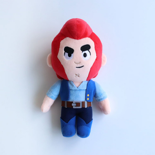 매니어리틀 브롤스타즈 콜트 봉제인형, 혼합색상, 1개, 25cm