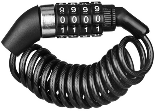 애몰라이트 자물쇠 AML-03, 블랙, 1개