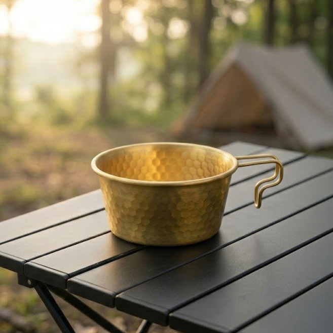 KEEP 해머톤 시에라 컵 360ml, 골드, 1개