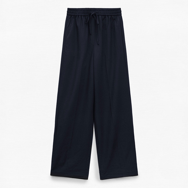 미쏘 여성용 10부 와이드 스트링 슬랙스