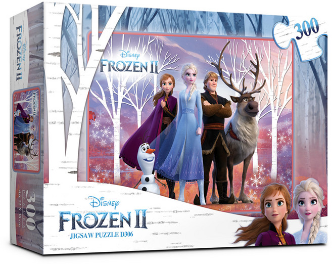 비엔비퍼즐 디즈니 겨울왕국2 직소 빅퍼즐 D306, 300피스, 혼합색상, 1개