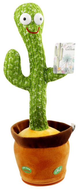 포원밀리언 춤추는 선인장 꽃 인형, 그린, 1개