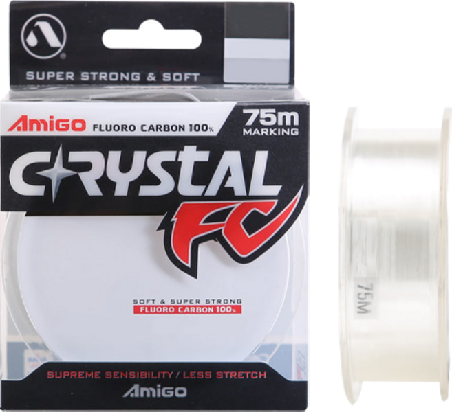 아미고 크리스탈 FC 배스낚시줄 베스 카본줄 플로로 라인 민물 루어