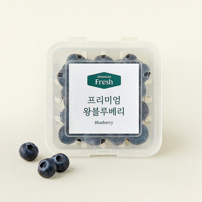 프리미엄 왕 블루베리, 100g, 1개