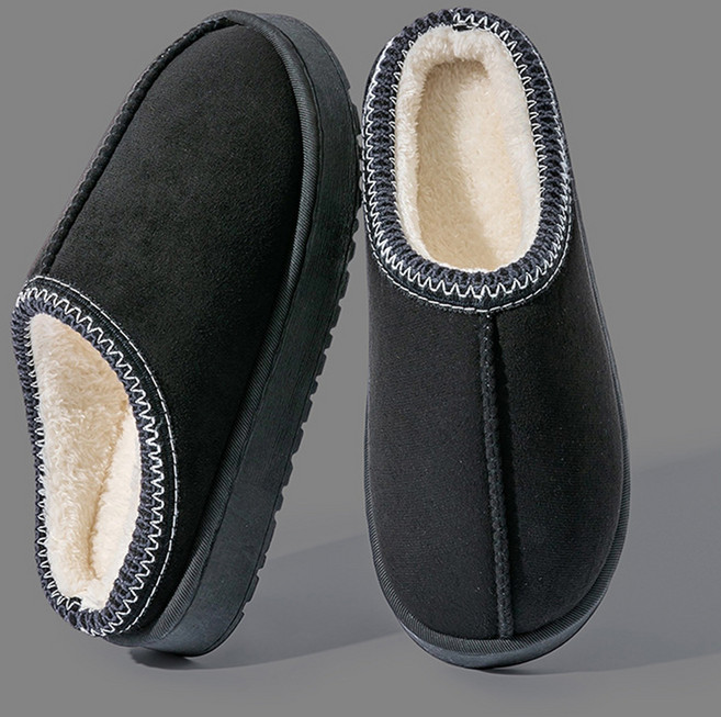 아트조이 윈터 털안감 실내화, 블랙, 1개