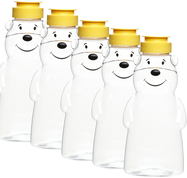 플라라 곰돌이 소스통 대, 360ml, 5개