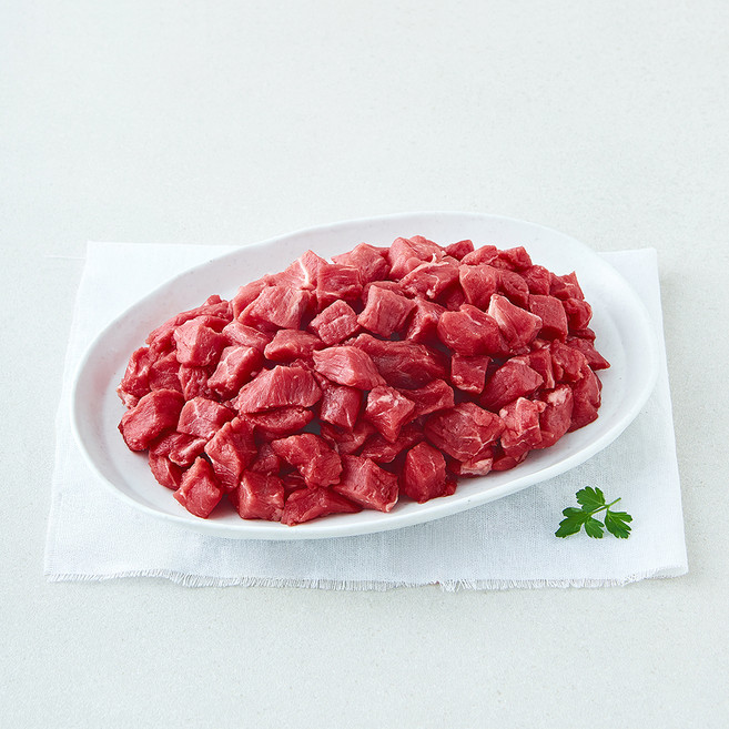 미트엔조이 미국산 모듬 국거리용 (냉장), 1개, 600g