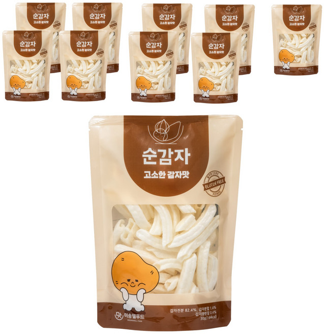 순감자 고소한 감자맛, 30g, 10개