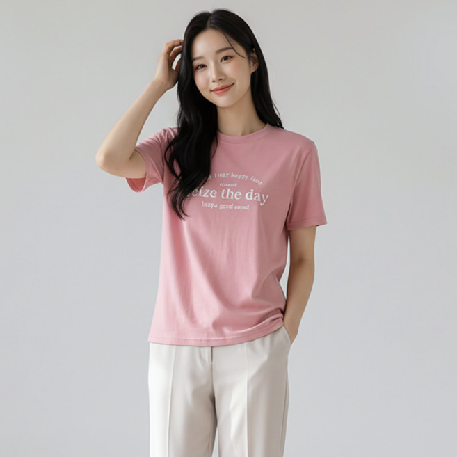 레몬소울 여성용 STDY 반팔 티셔츠