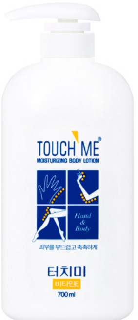 터치미 모이스춰라이징 고보습 바디로션, 700ml, 1개