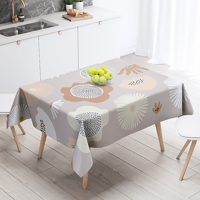 알럽홈 스프링 인테리어 방수 식탁보, TYPE1, 85 x 85 cm