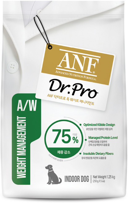 ANF 닥터프로 독 처방식 사료, 다이어트+장건강, 1.25kg, 1개