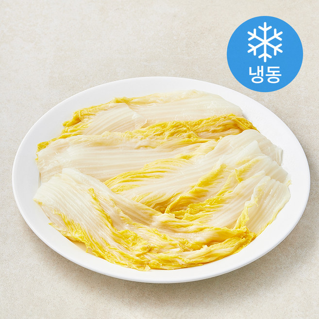 나물투데이 국내산 데친 알배기배추 (냉동), 1개, 800g