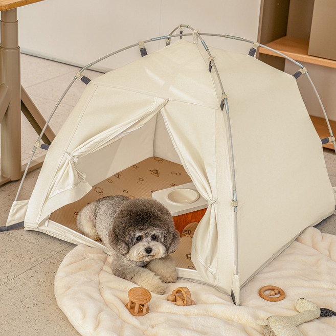 따수미 반려동물 따수미펫 텐트, 아이보리, 1개