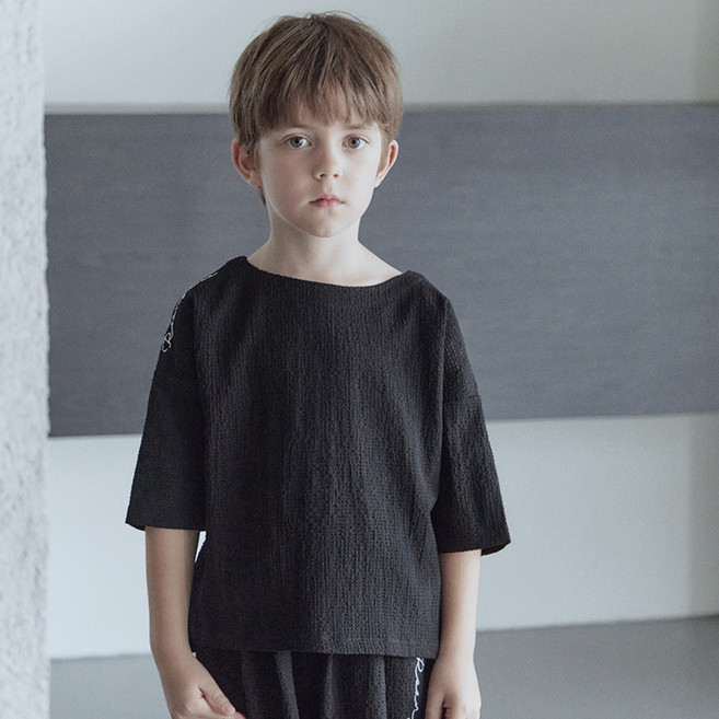 로아앤제인 시어서커 플루 셔츠