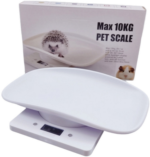 아이구감사합니다 반려동물 디지털 체중계, 혼합색상, 1개