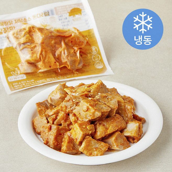 함께하닭 저당소스 돈다리살 쌈장맛 (냉동), 100g, 6개