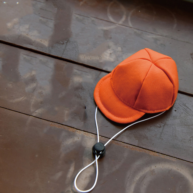 ZAZAZOO 狗民小橘帽 男款, 橘色, 1個