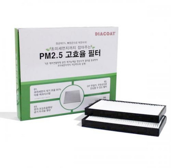 다이아코트 르노삼성 QM6 15년이후 에어컨 필터, 1개