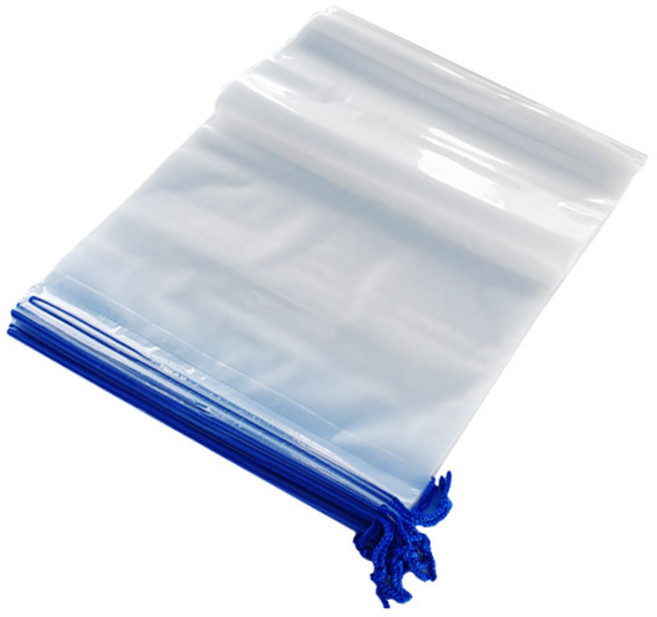 다용도 끈 비닐 투명봉투, 50 x 75, 10개