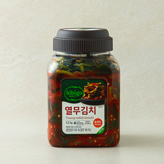 비비고 열무김치 PET, 1.2kg, 1개