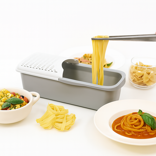 집사람 파스타 쿠커 + 집게 세트, 1세트