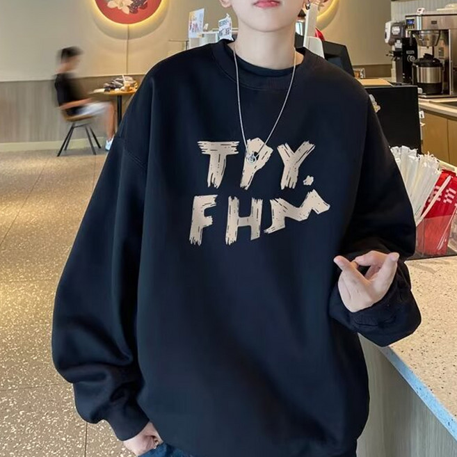 마켓에이 남성용 빅 알파벳 맨투맨 T25SS3-A1783