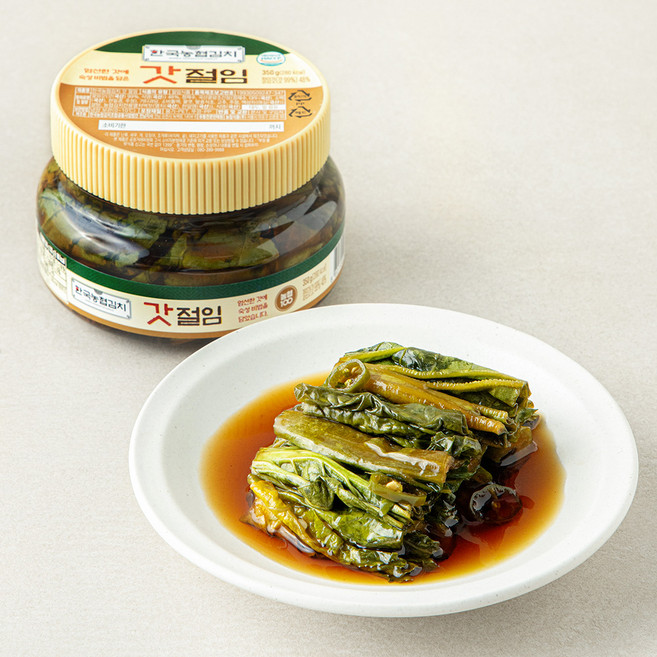 농협식품 한국농협김치 갓절임, 350g, 1개