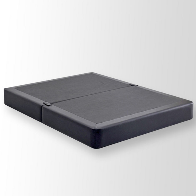 르메르침대 호텔 매트리스 하단 프레임 2개 방문설치, 블랙