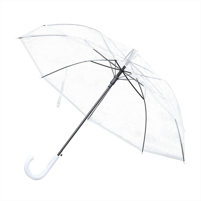 공유 레인보우 비닐 일회용 우산