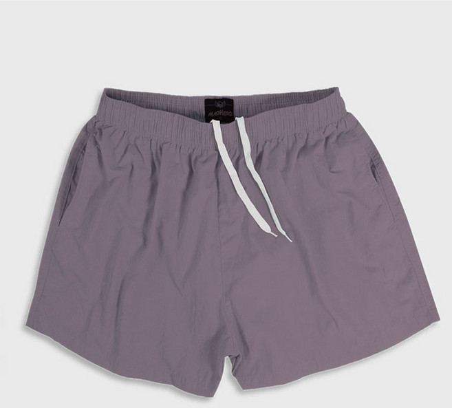 남성용 해변 비치 서핑 수영 반바지, 그레이