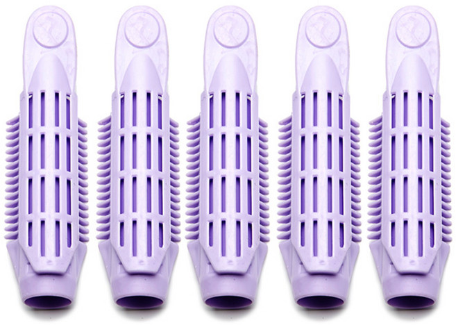 셀리본 헤어볼륨롤스타 뿌리 볼륨업 집게 5p, 1개, 바이올렛