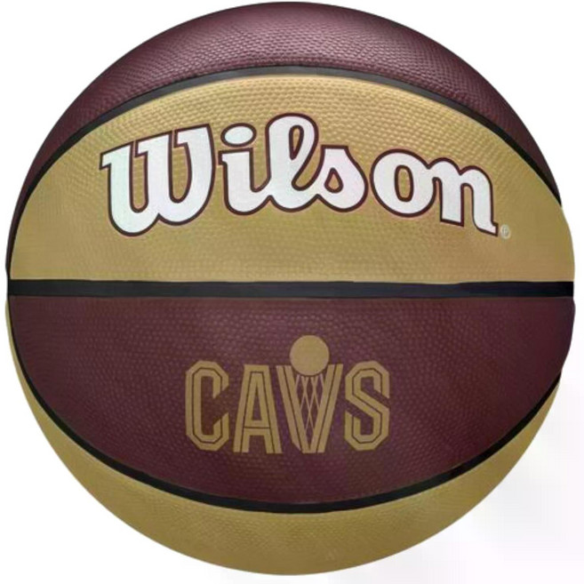 윌슨 NBA Team 트리뷰트 클리블랜드 캐벌리어스 농구공, 1개, WZ4011601XB