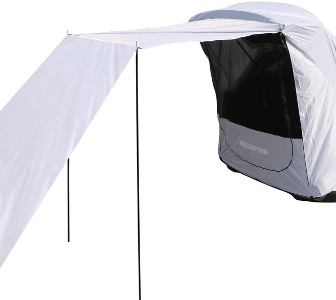 카템 떠나요 차박텐트 우레탄 확장형, 라이트그레이, 4인용