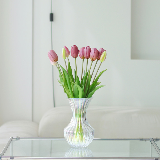 하루의공간 조화 망고 튤립, 퍼플, 10개