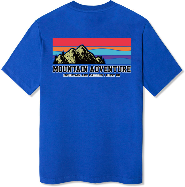 일루소 남성용 마운틴 어드벤쳐 스탠다드 면 반팔 티셔츠