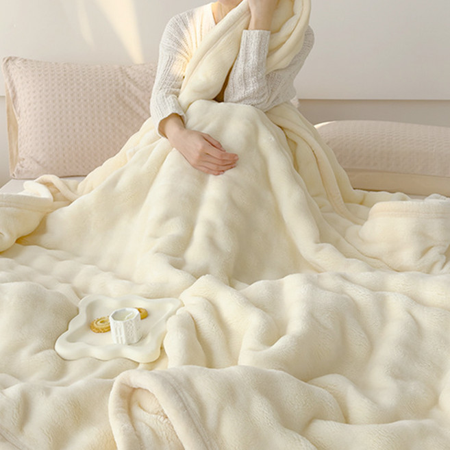 다마다마 구름 벨벳 빅사이즈 담요