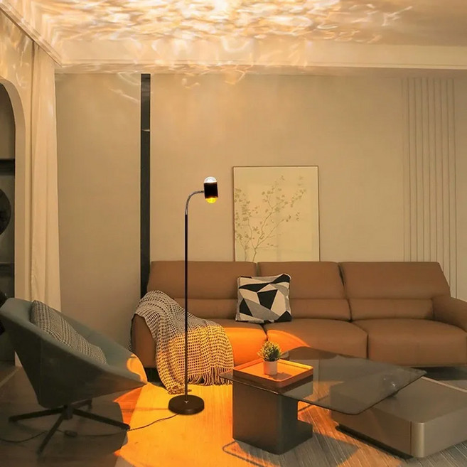 Beach照明LED日落立式長燈, 黑色