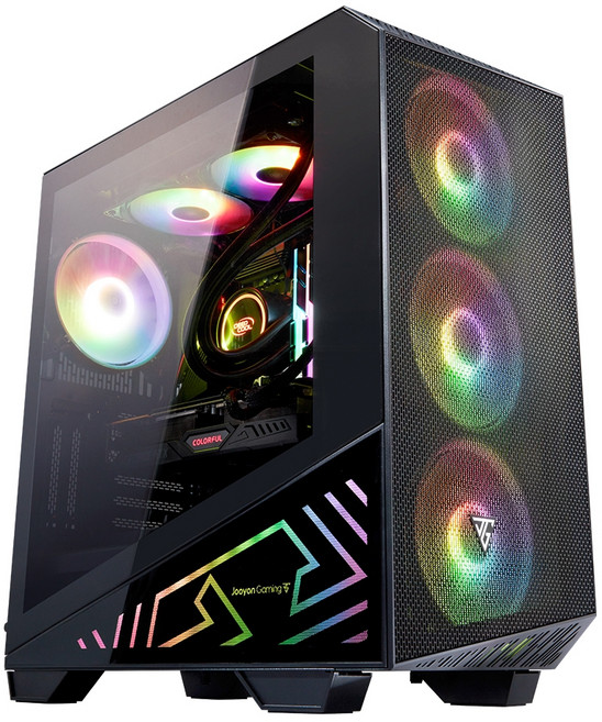 Jooyon 2023 LIONINE EXTREME Core i7 Intel 第13代 GeForce RTX 4060Ti, 黑色, 16GB, Free DOS, D737F46T, 512GB